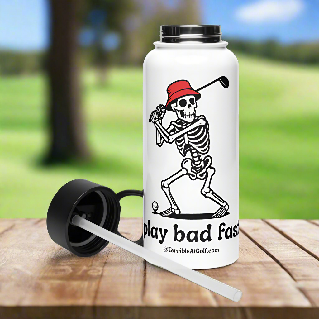 Play Bad Fast Stainless Steel Water Bottle(NEW)