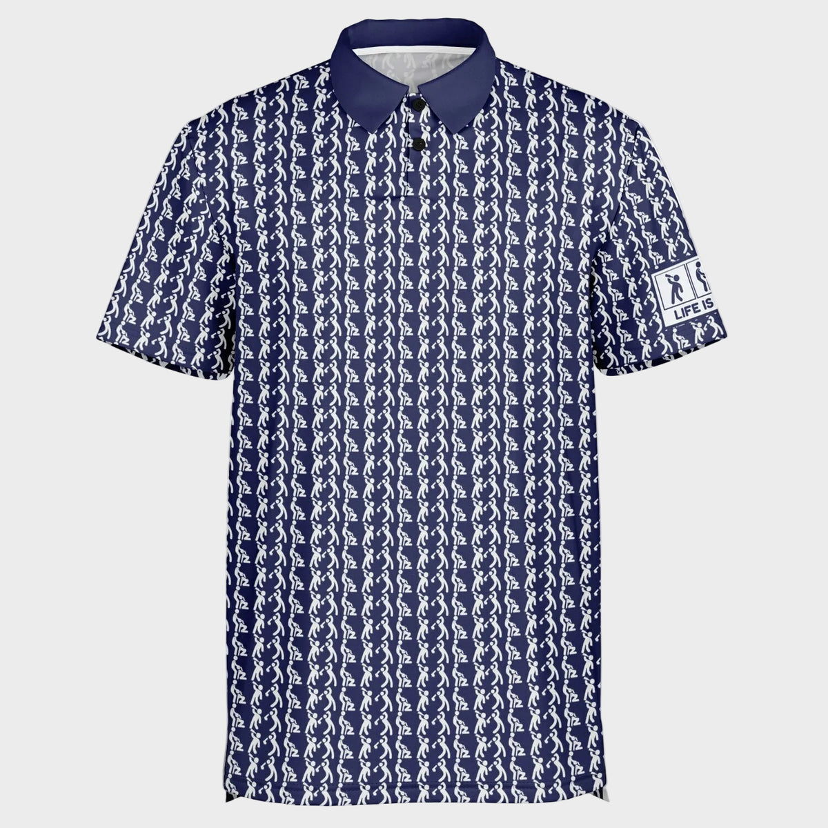 Life Is Simple Polo Shirt(NEW)