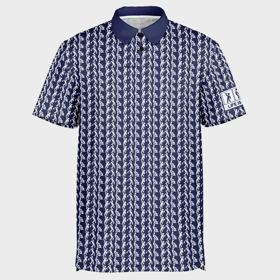 Life Is Simple Polo Shirt(NEW)