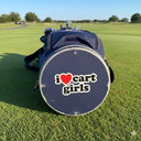 I Love Cart Girls Stickers