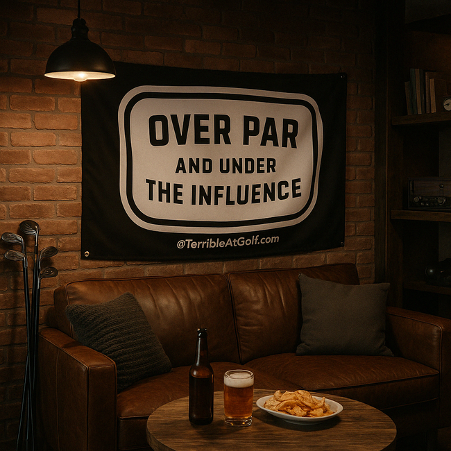 Over Par And Under The Influence Flag