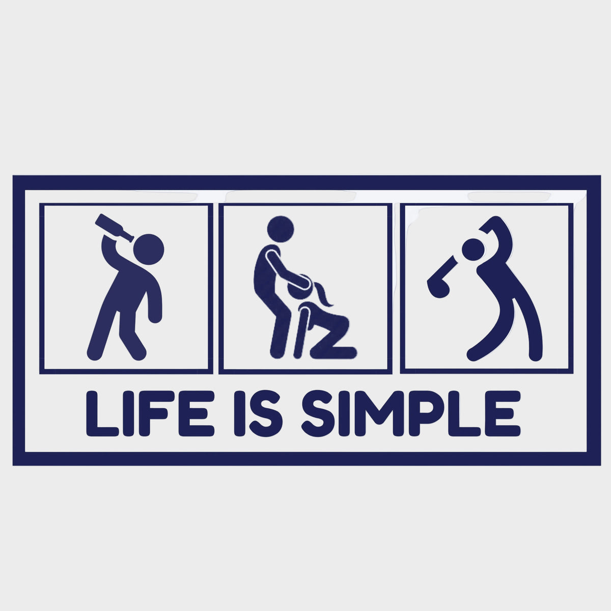 Life Is Simple Polo Shirt(NEW)