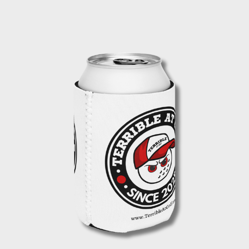 Terrible At Golf Custom Koozie(add your year)