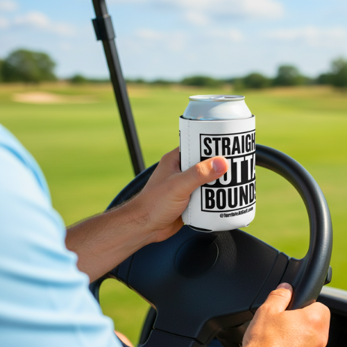 Straight Outta Bounds Koozie