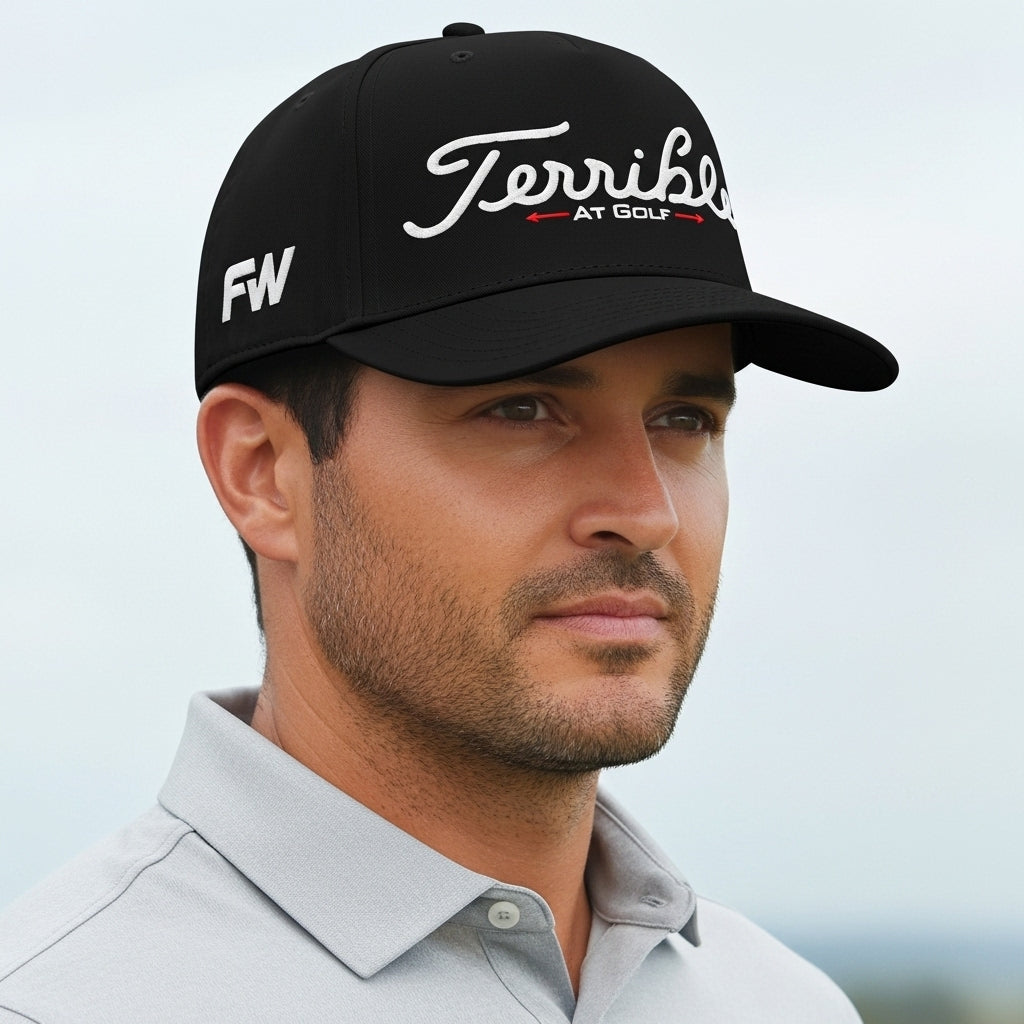 Terrible At Golf Baseball Cap(5 Panel)