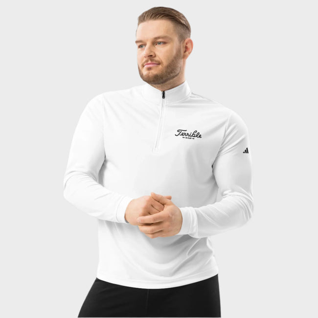 Terrible At Golf adidas® Quarter Zip Pullover