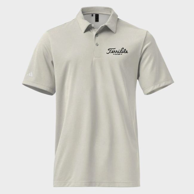 Terrible At Golf adidas® Space Dyed Polo Shirt