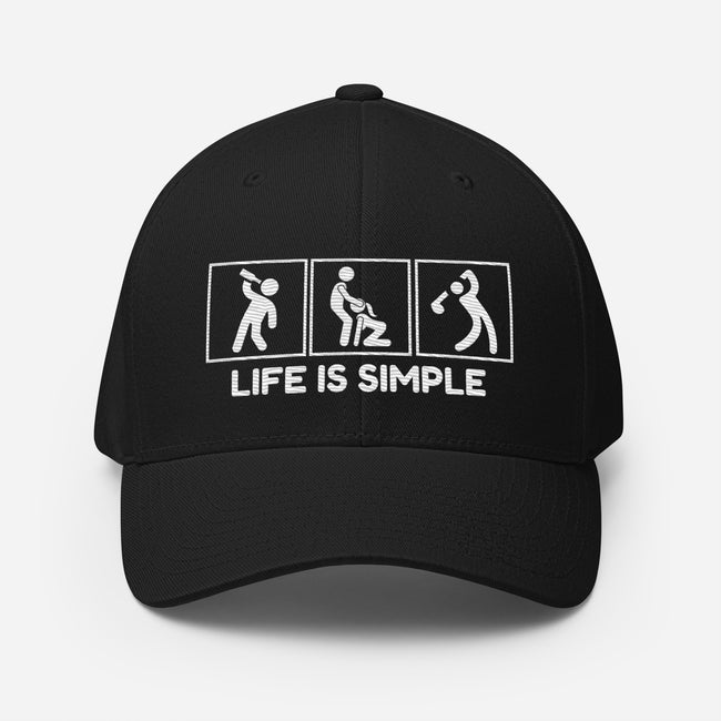 Life Is Simple FlexFit® Closed Back Cap