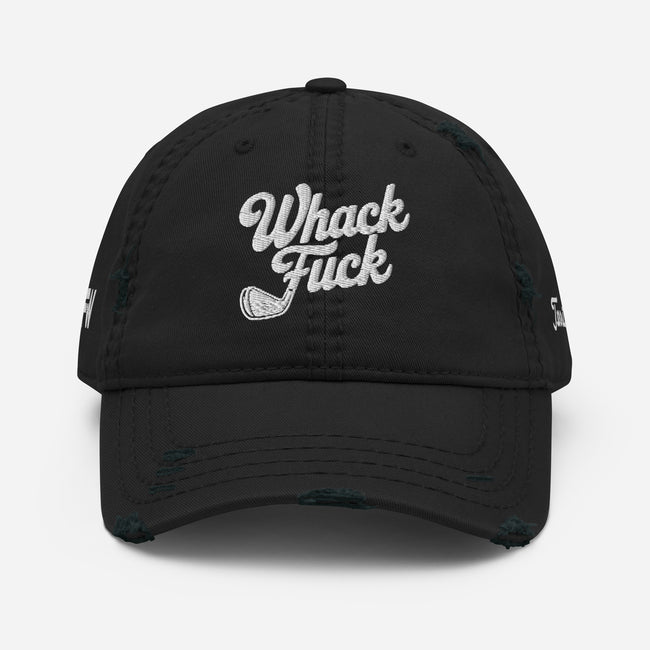 Whack Fuck Distressed Baseball Cap