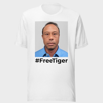 Free Tiger Mugshot T-Shirt