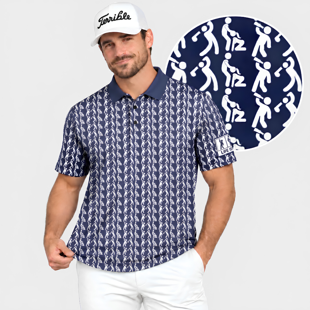 Life Is Simple Polo Shirt(NEW)