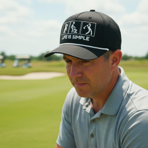 Life Is Simple Rope Hat