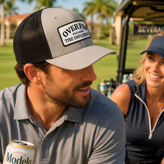 Over Par And Under The Influence Trucker Hat(NEW)