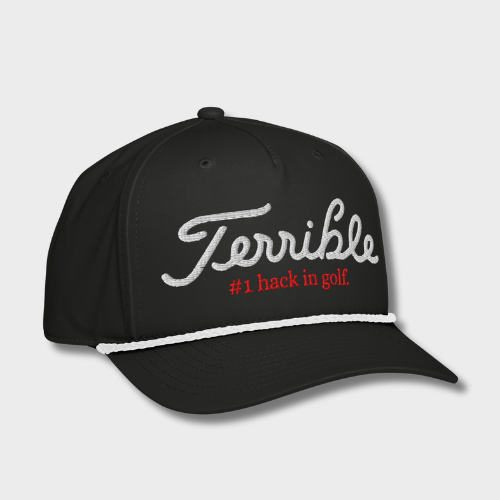 Terrible - #1 Hack In Golf Rope Hat(NEW)