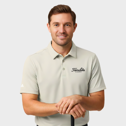 Terrible At Golf adidas® Space Dyed Polo Shirt