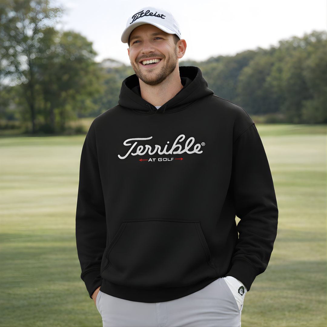 Terrible At Golf Embroidered Hoodie(NEW)