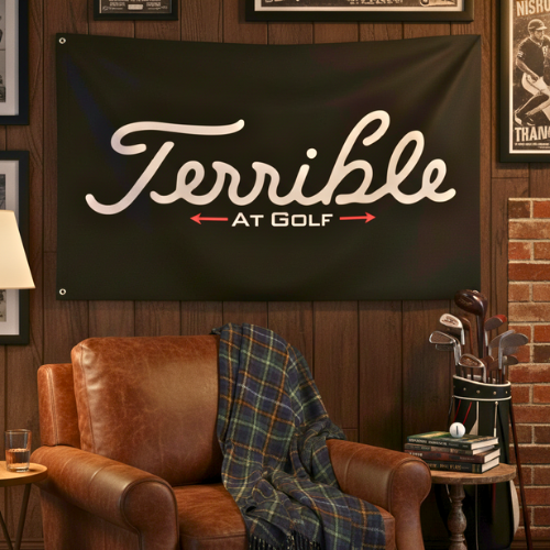Terrible At Golf Flag V2