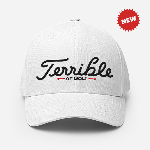 Terrible At Golf FlexFit® Closed Back Cap