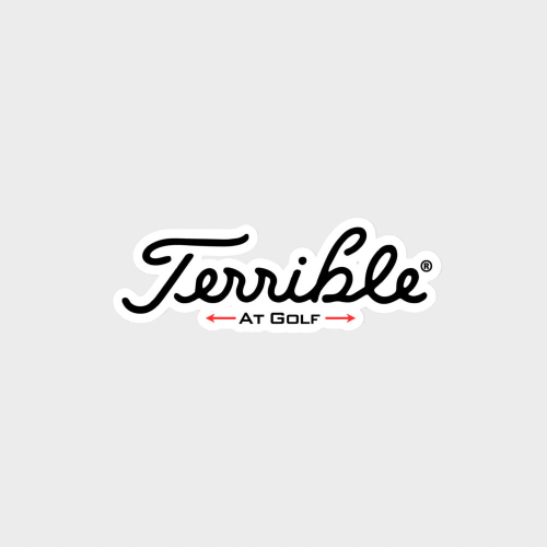 Terrible At Golf Stickers