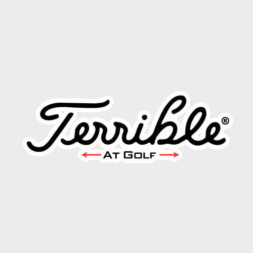 Terrible At Golf Stickers