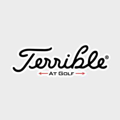Terrible At Golf Stickers