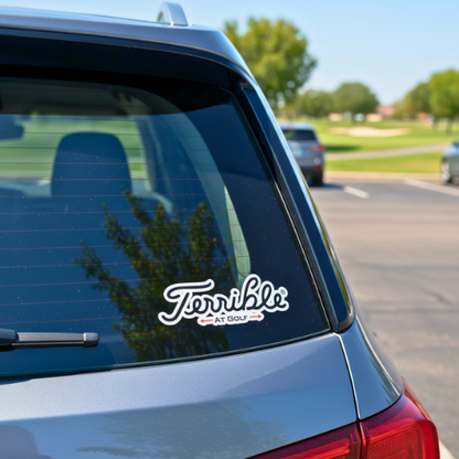 Terrible At Golf Stickers