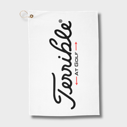 Terrible At Golf Microfiber Golf Towel(NEW)