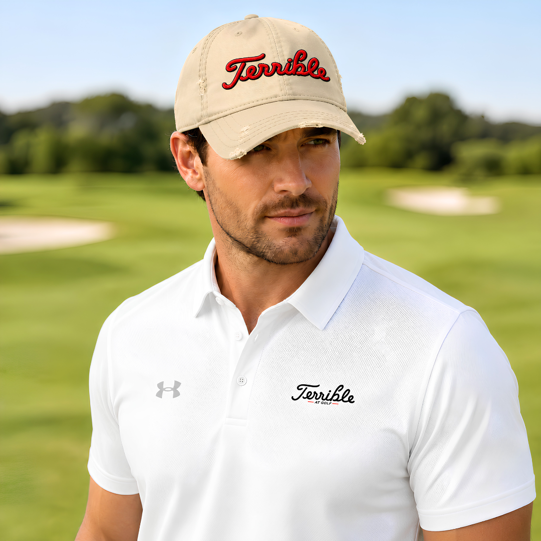 Terrible Distressed Baseball Cap(NEW)